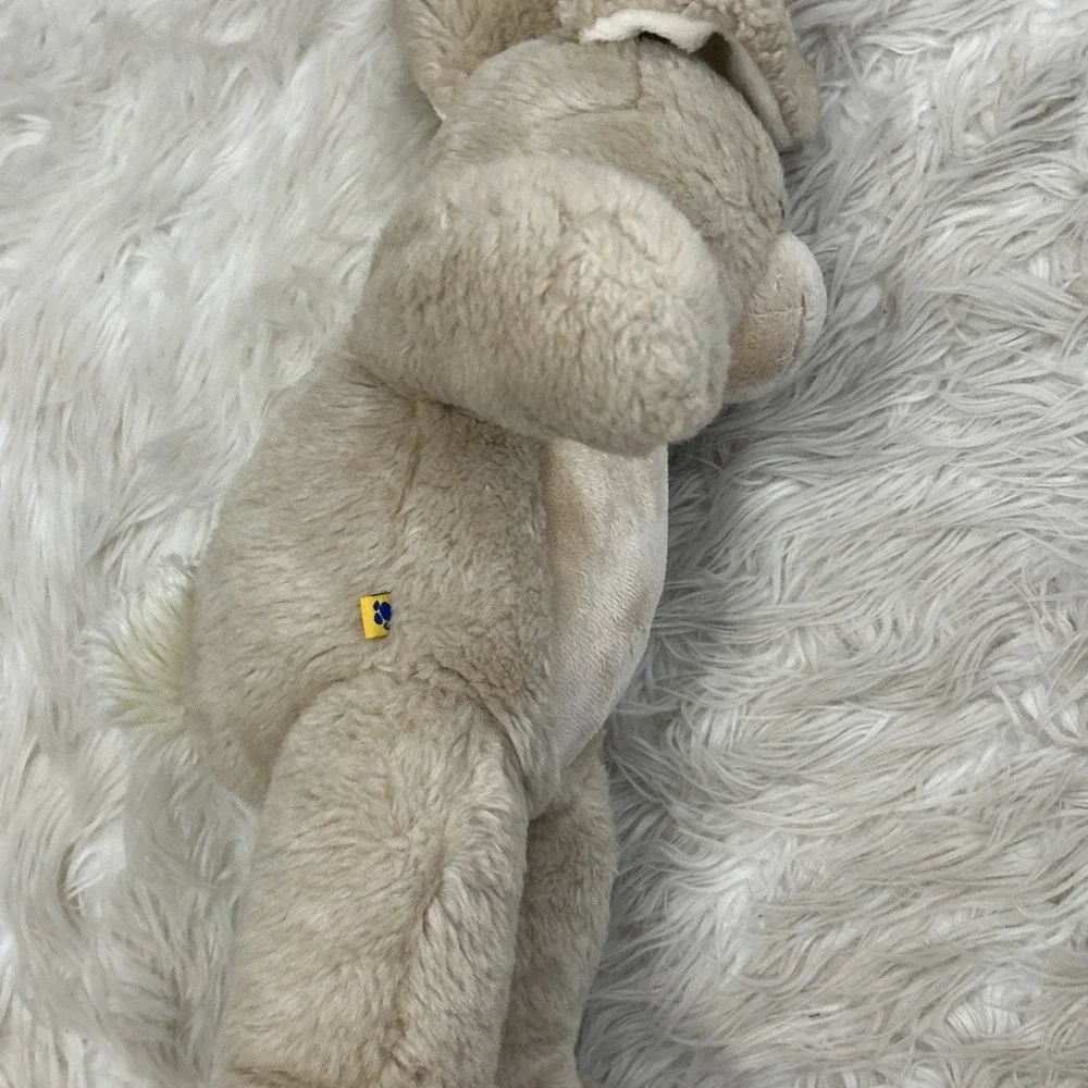 Build-a-Bear Workshop BAB Vanilla‎ Cream Bunny Retired HTF 2012 Easter Bunny EUC